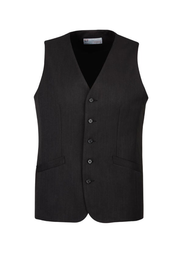 Men's Bamboo Blend Longline Vest Waistcoat w/ Stretch Business Forrnal Dress