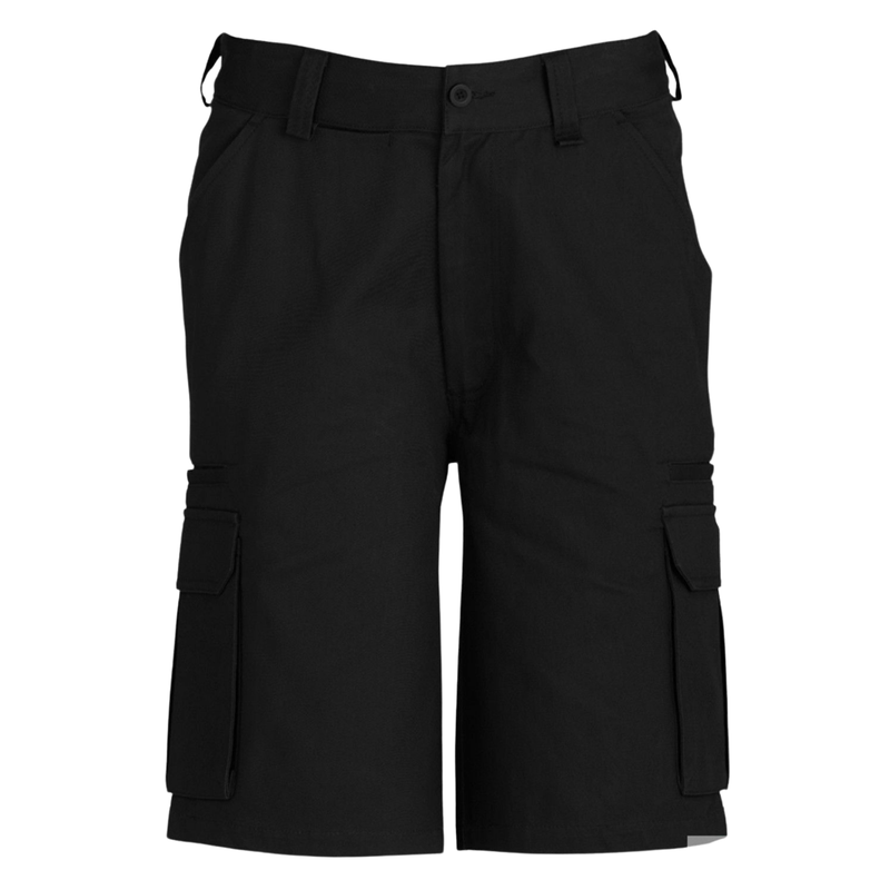 Buy Mens CARGO SHORTS All Sizes 100% COTTON Drill Heavy Work Tradie ...