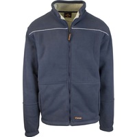 Mens Full Zip Sherpa Polar Fleece Jumper Lined Warm Winter Jacket Pullover