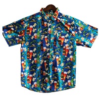 Mens HAWAIIAN SHIRT 100% Cotton Beach Tropical Summer Top