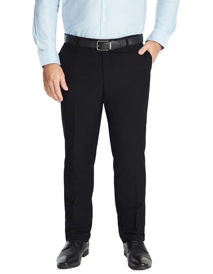 Mens Microfibre Trousers Dress Business Formal Office Pants Wrinkle-Friendly