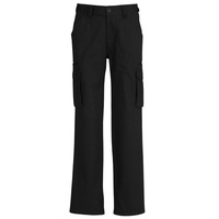 Mens CARGO PANTS Work Wear Trousers 100% COTTON Tradie Pockets Military 310gsm