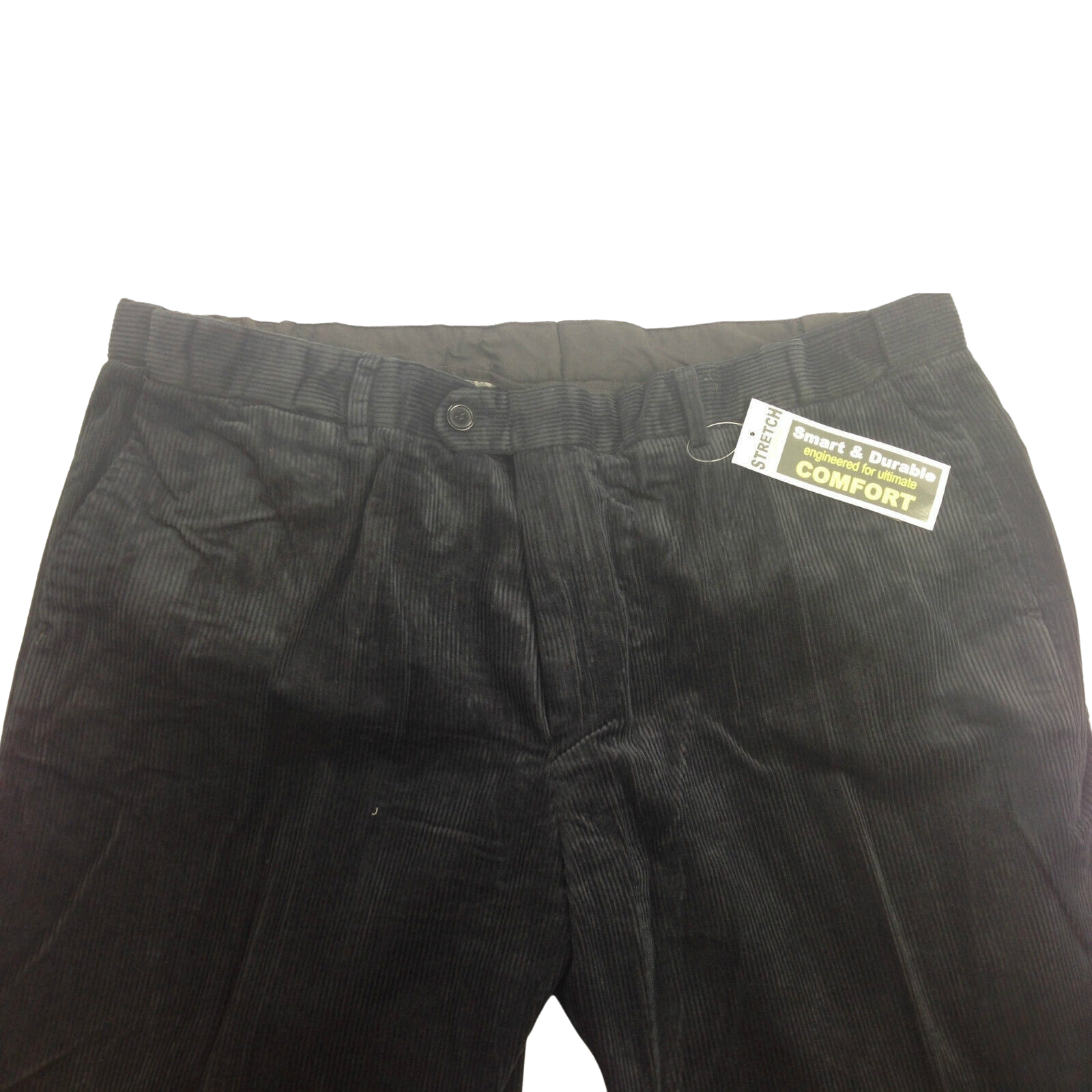 MENS CORDUROY PANTS Trousers Cords Casual STRETCH COTTON Size 32"-44" Adjustable