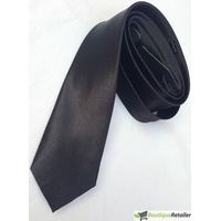 Mens SKINNY TIE Plain Wedding Slim Necktie Formal Casual Narrow Party