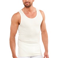 Mens Thermal Singlet Sleeveless Top Merino Wool Blend AUS MADE Thermals