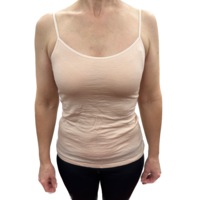 MERINO SKINS Womens Camisole Wool Thermal Underwear Top Cami Baselayer - Skin