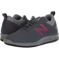 New Balance Womens 806 Wide Fit Slip Resistant Work Shoes - Grey/Berry