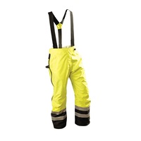 Occunomix 3M Workwear Breathable Rain Bib Pants in Yellow