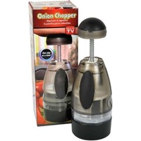 ONION CHOPPER Vegetable Push Cutter Slicer Garlic Dicer Food Pressing Tool