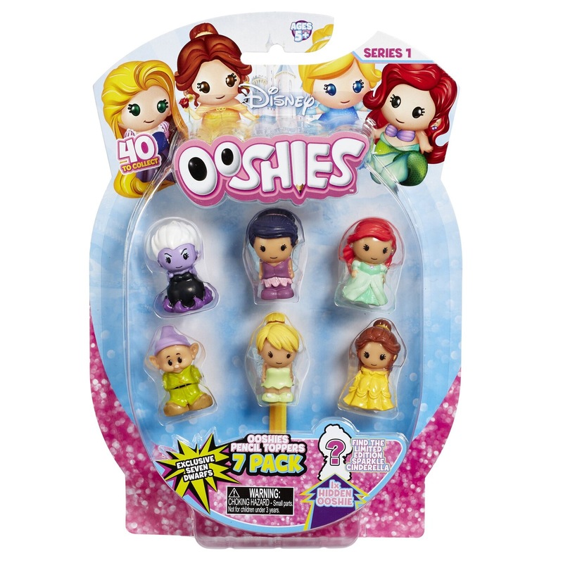 Buy Ooshies Disney Pencil Toppers Series 1 - 1 Pack of 7 Dwarfs - MyDeal