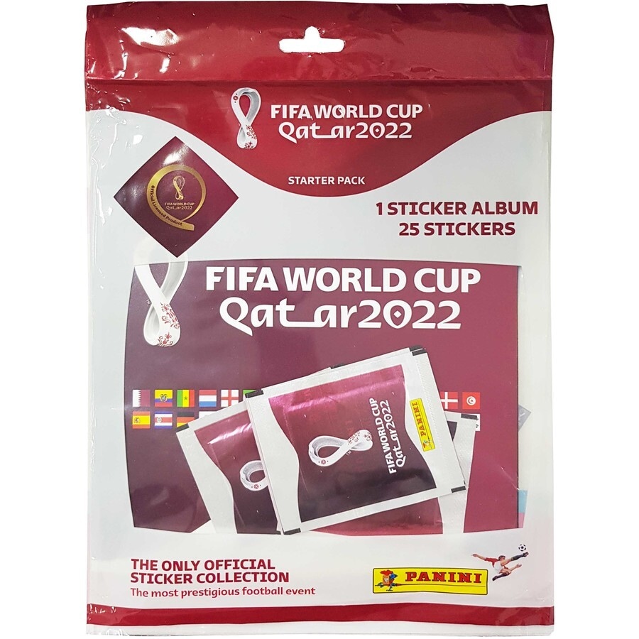 Panini 2022 FIFA World Cup Soccer Football Qatar Sticker Starter Pack