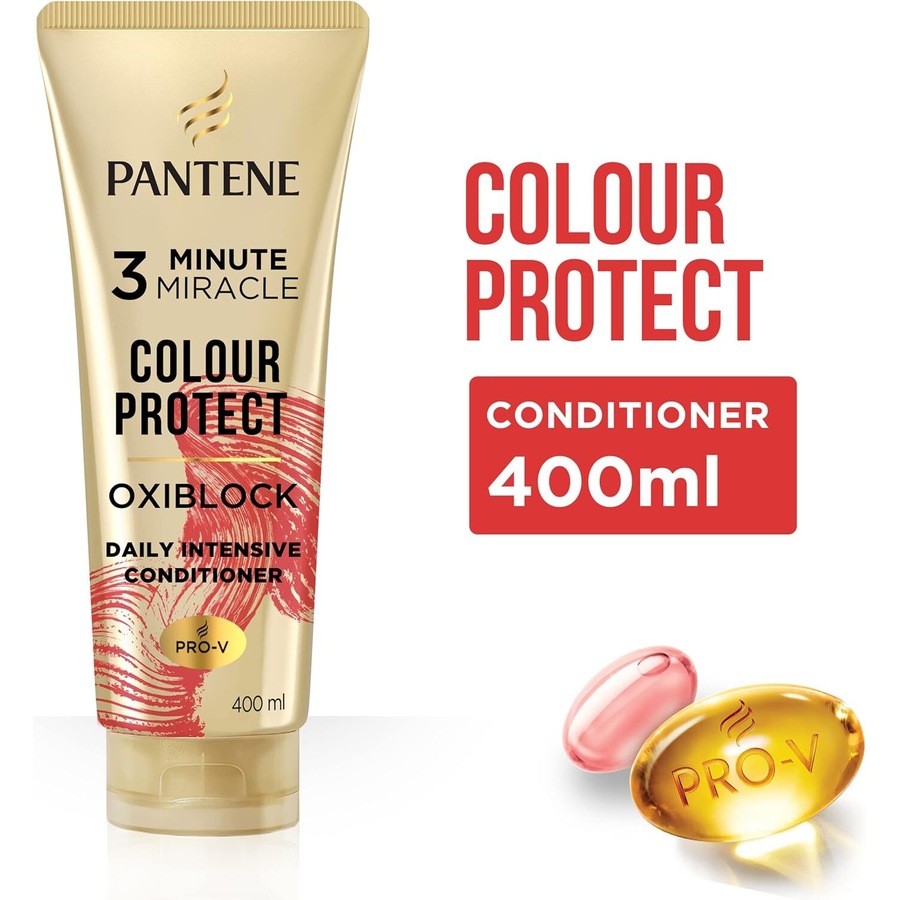 6x Pantene 400ml 3 Minute Miracle Colour w Oxiblock Intensive Conditioner