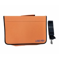 Pen Holder Folder Holds 120 Pens w Strap Collector Stationary Organizer Organiser