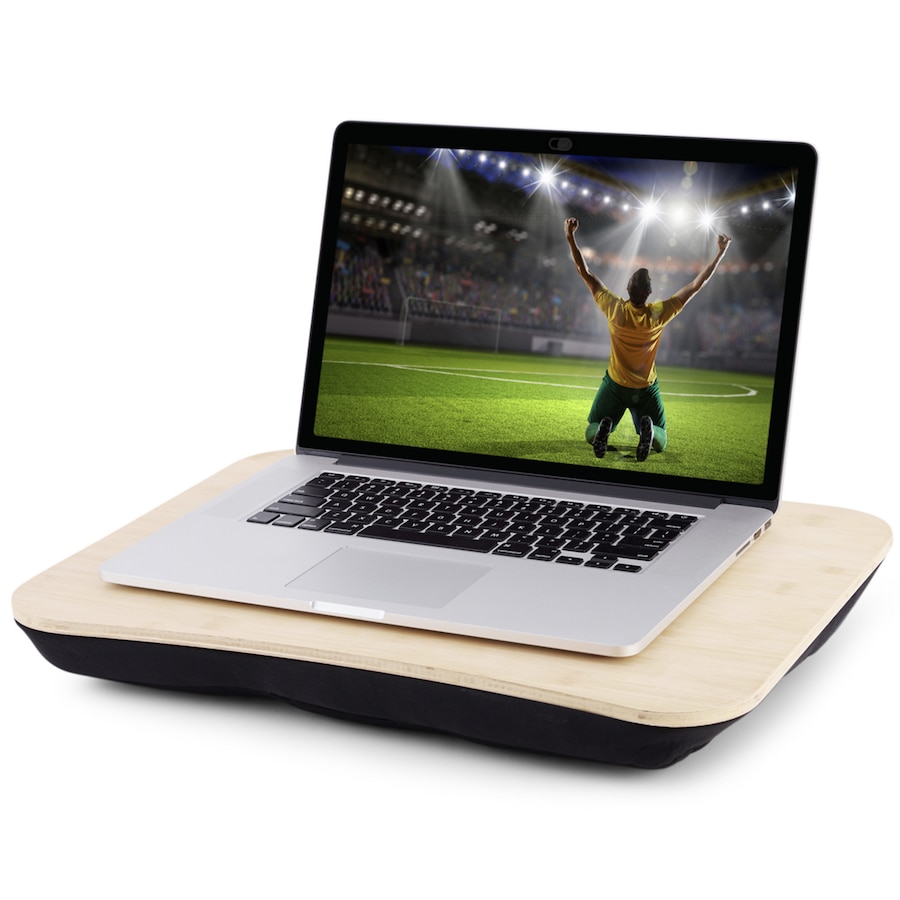 Portable Deluxe Bamboo Laptop PC Table Lap Tray Read Workstation