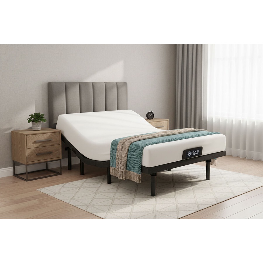 Premium Memory Foam Mattress w/ Organic Cotton Fabric - Queen