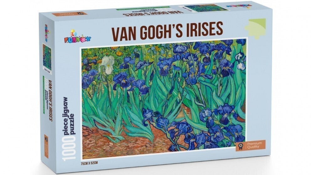 Premium Van Goghs Irises 1000 Pieces Jigsaw Puzzle