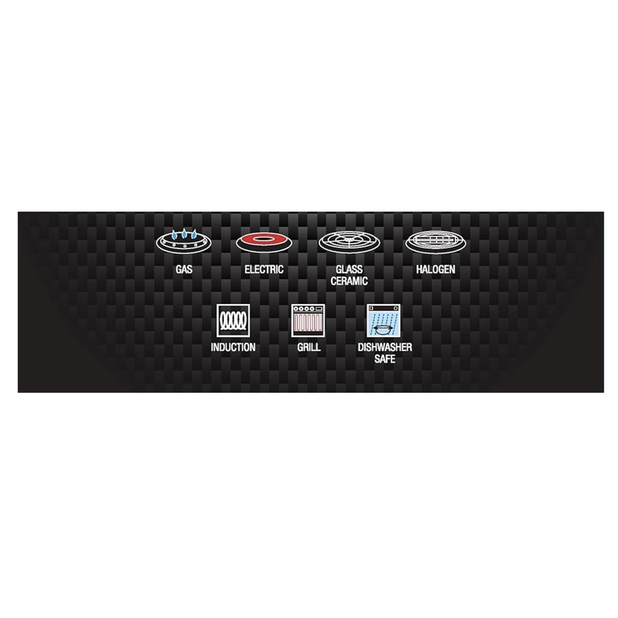 Pyrolux Pyrostone Crepe Pancake Pan 24cm in Black