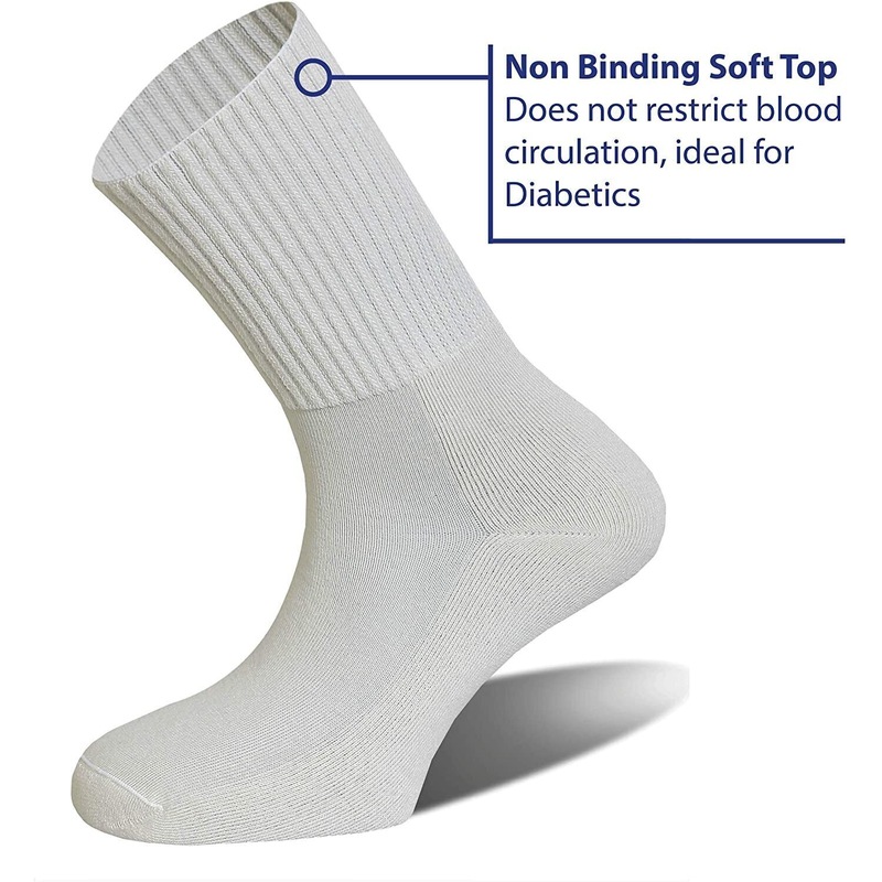 Buy REFLEXA Diabetic Socks Flat Toe Seam Comfort Medical Circulation