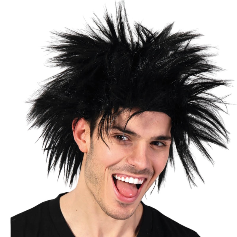 Rockstar Wig Punk Costume Party Fancy Spiky Hair Disco Dress 70s 80s Rock Mydeal 