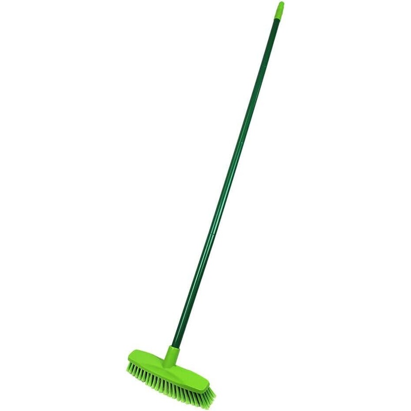 Buy Sabco Jiffy Indoor Long Handle Compact Soft Standing Cleaning Broom ...