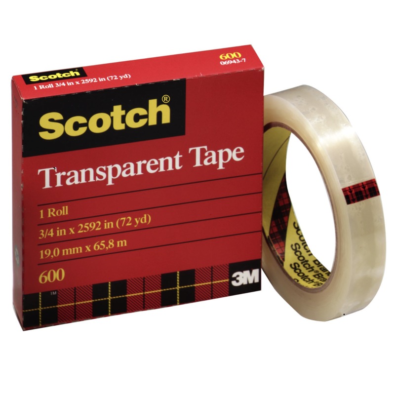 Buy Scotch 3M Transparent Tape 25.4Mm x 65.8M - MyDeal