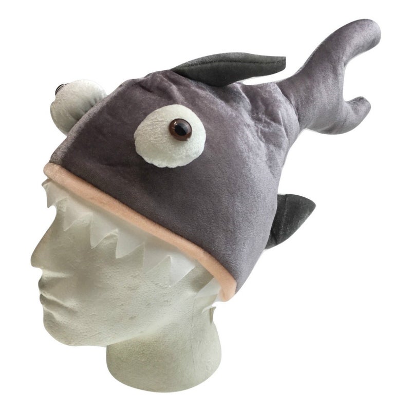 Plush Fish Hat Halloween Novelty Hats Headgear Photo Props Fancy