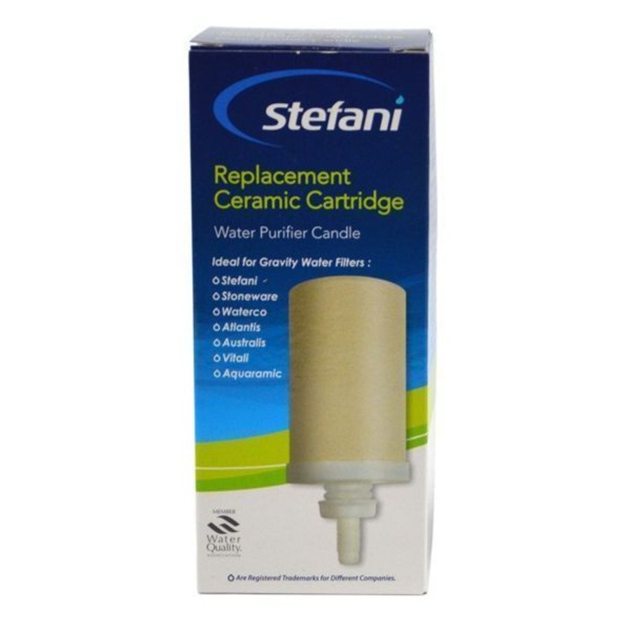 STEFANI Replacement Ceramic Water Filter Cartridge Purifier Candle Natural