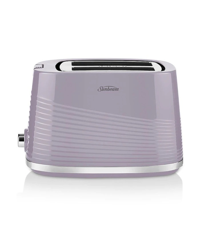 lilac toaster and kettle