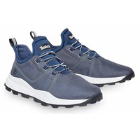 Timberland Mens Brooklyn Fabric Oxford Sneakers Running Shoes - Mid Grey Mesh