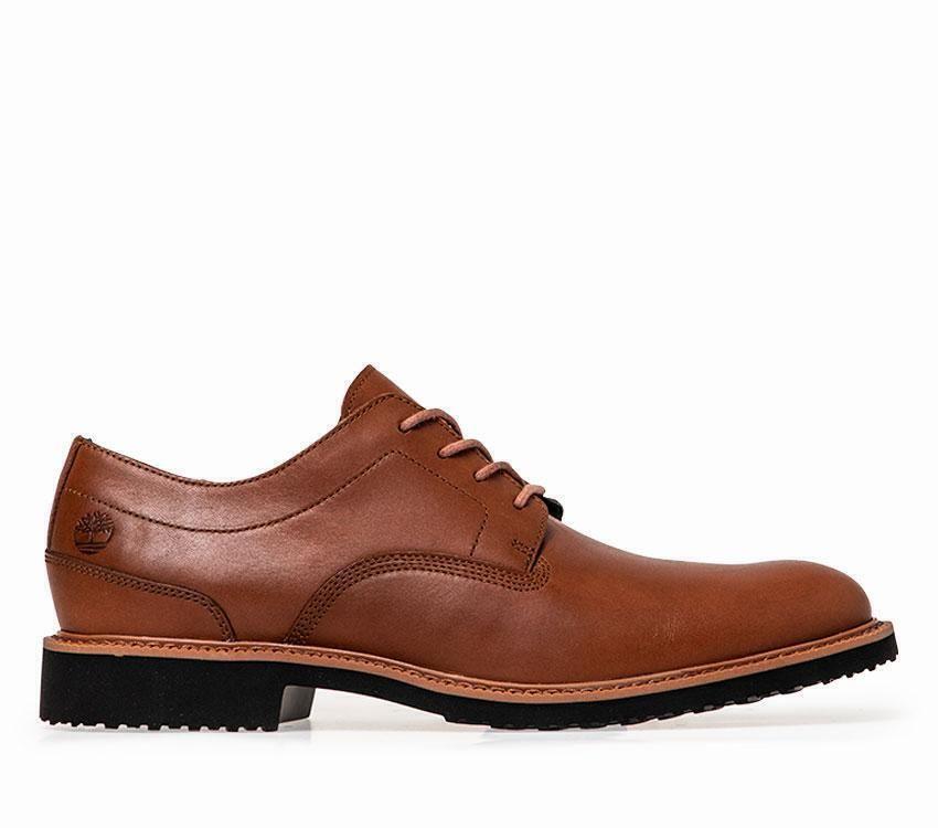 Timberland Mens Brook Park Lightweight Oxford Leather Shoes - Brown