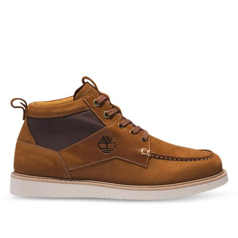 Buy Timberland Mens Newmarket II Leather Fabric Chukka Boot - Rust ...