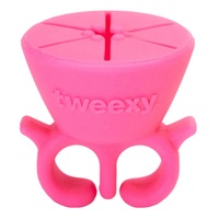 Tweexy Nail Polish Bottle Holder Washable Wearable Ring Silicone