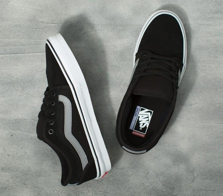 Gray on sale canvas vans