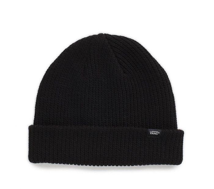 VANS Core Basics Beanie Warm Winter Knit Hat Ski Cap - Black