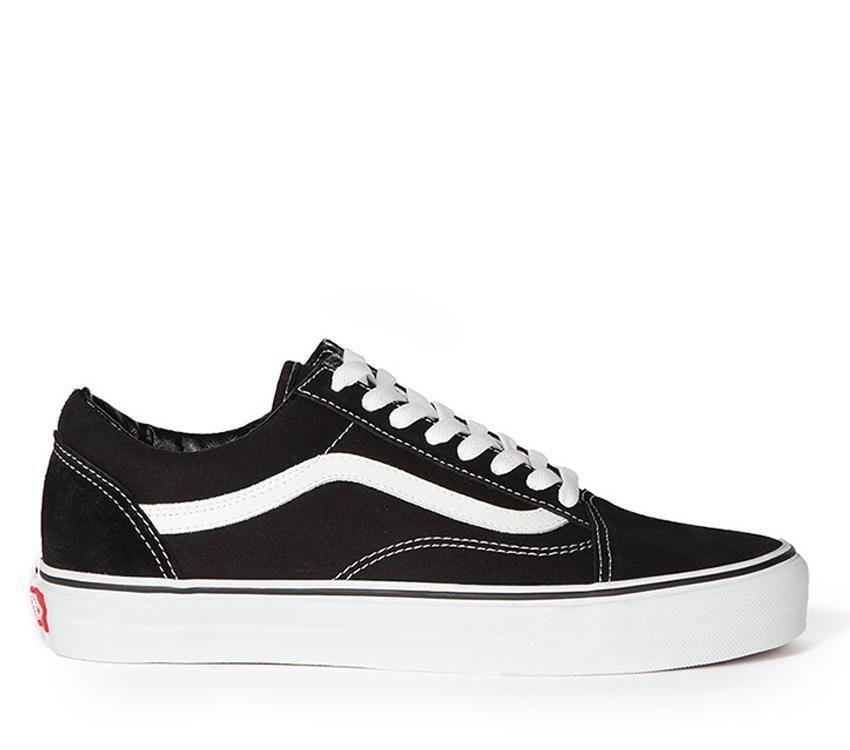 Vans Authentic Old Skool Shoes Sneakers Skateboard Casual - Black