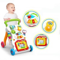 First Step Walker Baby Push Toddler Toys Activity Centre Music Kids Balance