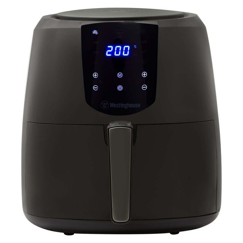Buy Westinghouse 5.2L OptiFryer Digital Air Fryer 1800W Black MyDeal