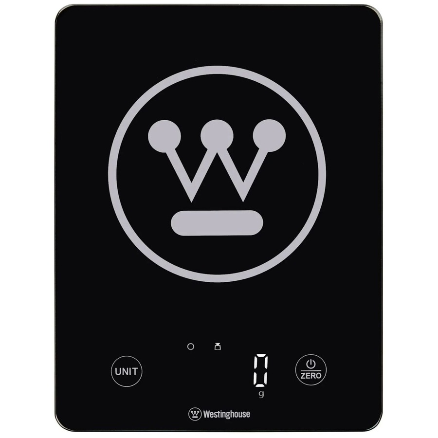 Westinghouse 10kg Slimline Electronic Digital Kitchen Scales in Black (WHKS04K)