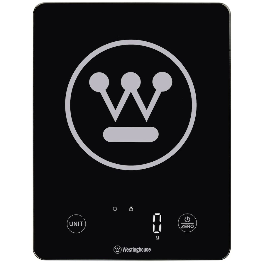 Westinghouse 10kg Slimline Electronic Digital Kitchen Scales in Black (WHKS04K)