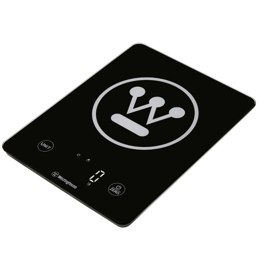 Westinghouse 10kg Slimline Electronic Digital Kitchen Scales in Black (WHKS04K)