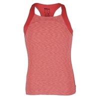 WILSON Girls Striated Racerback Tennis Tank Top Childrens Kids - Papaya