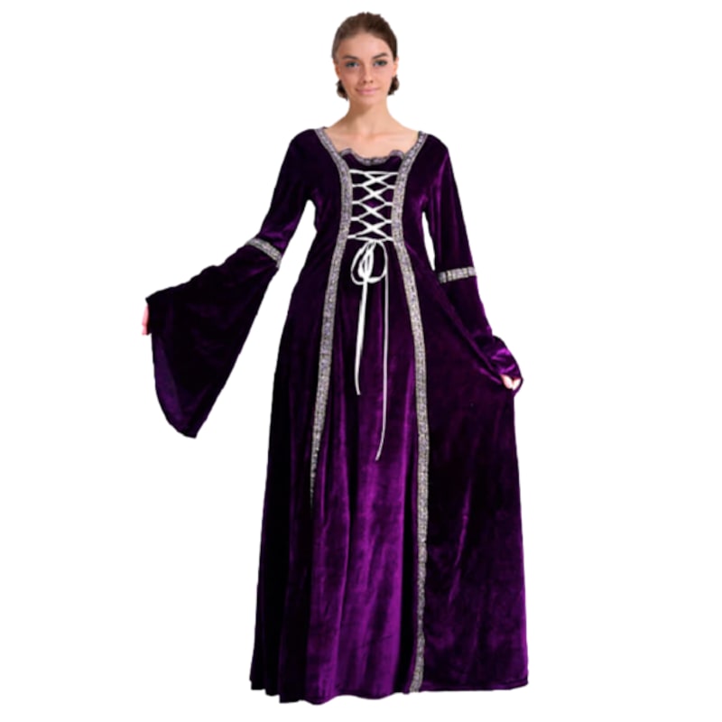 Buy Womens Medieval Gothic Renaissance Costume Halloween Costume Party ...