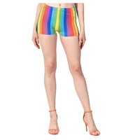 Womens RAINBOW SHORTS Hot LGBT Gay Lesbian Gay Pride Parade Pants