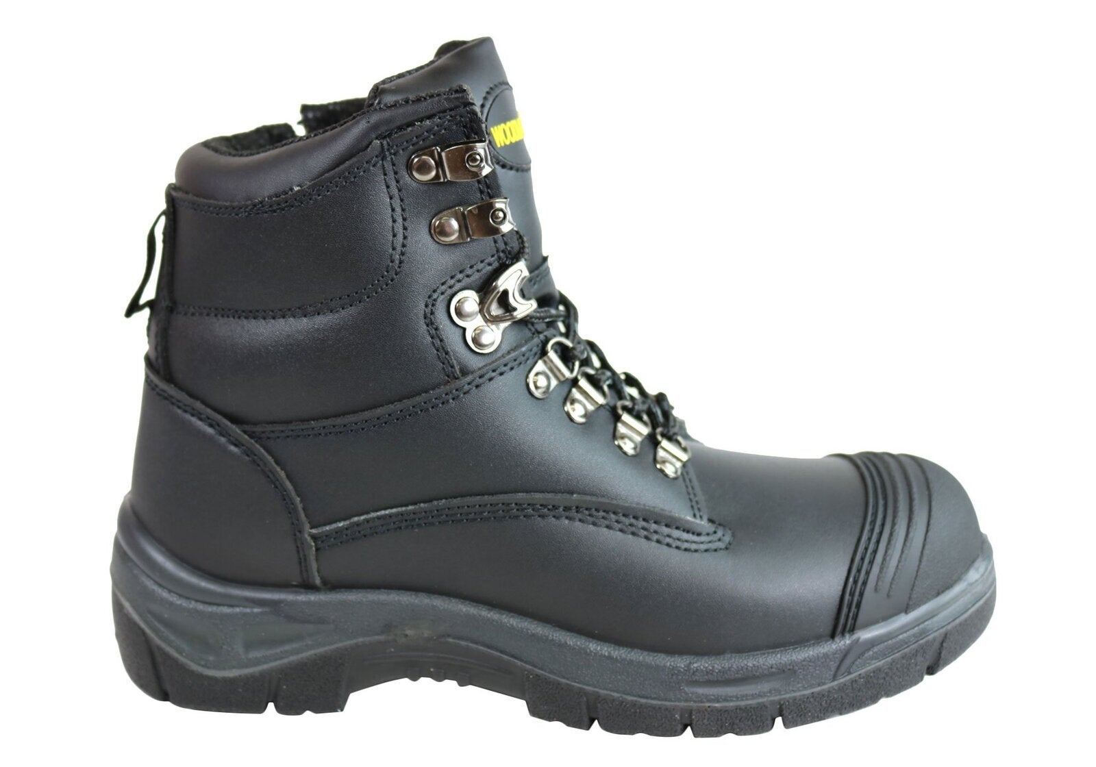 WOODLANDS Darwin Steel Cap Toe Safety BOOTS Side Zip Original Work Trade Shoes