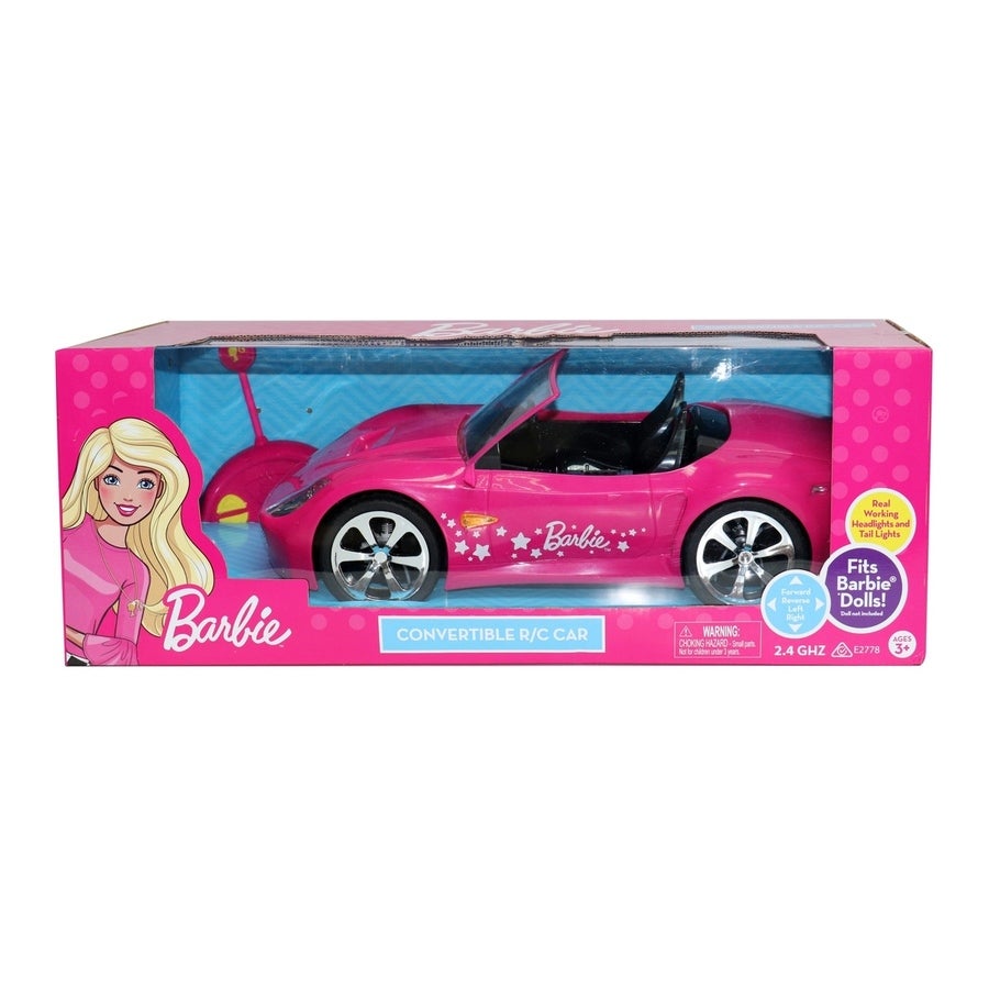 Barbie Convertible RC Remote Control Car 