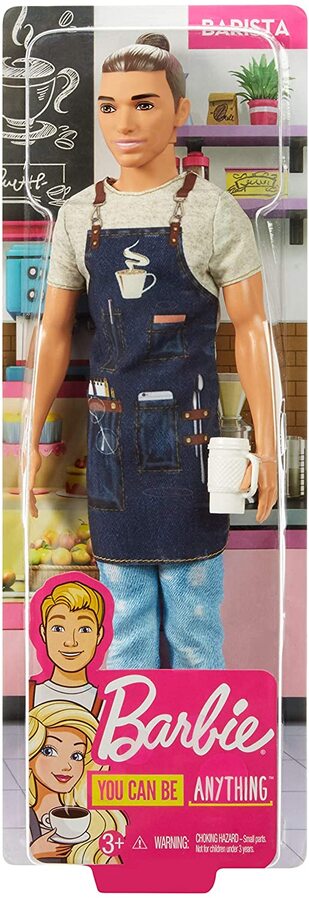 barista barbie set