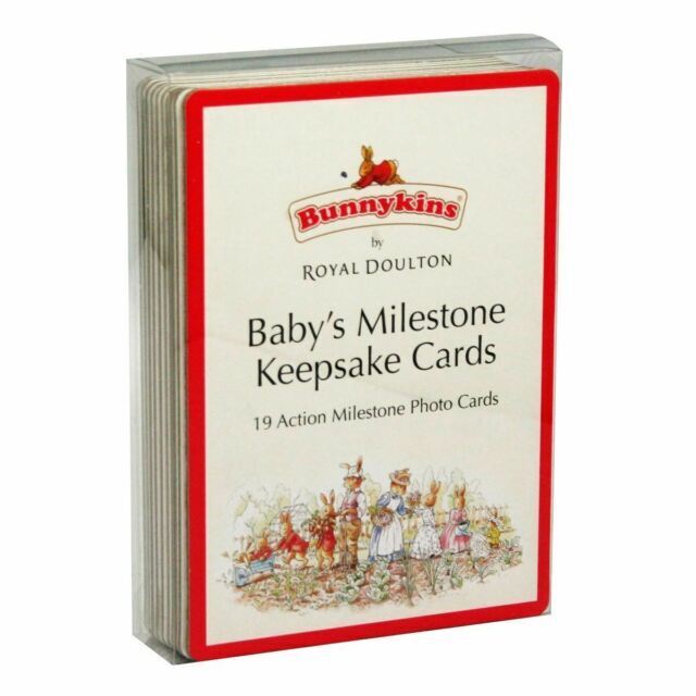 Bunnykins Baby's Milestone Keepsake Cards