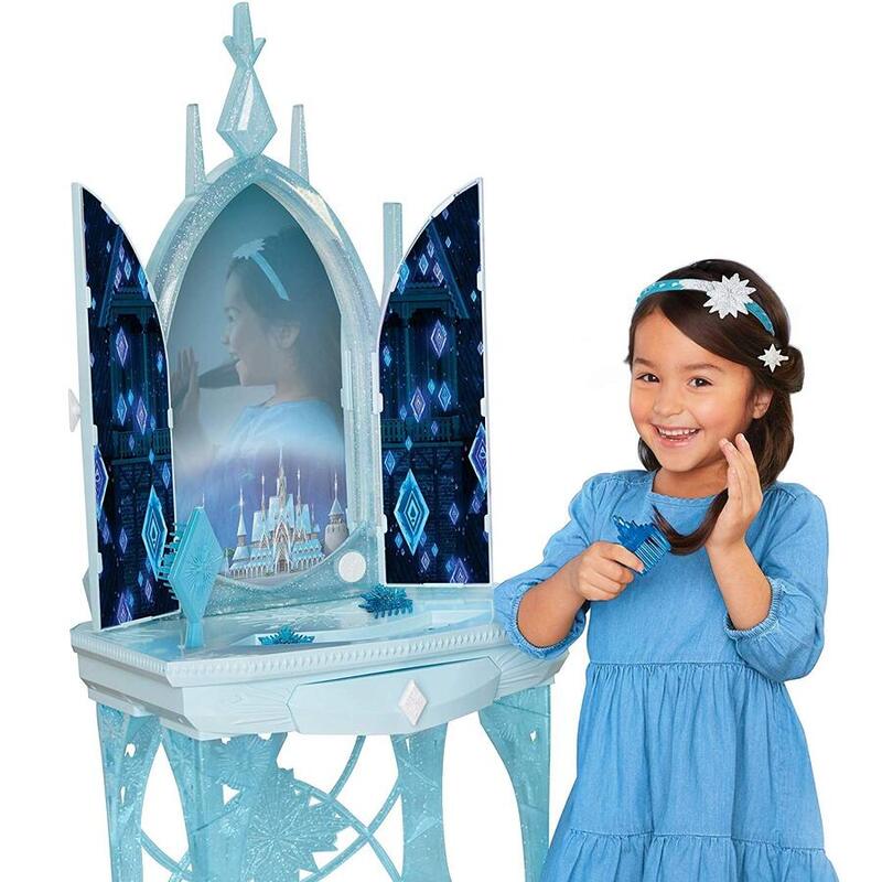 disney frozen 2 elsa vanity playset