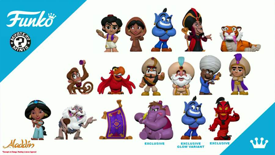 funko mystery minis aladdin