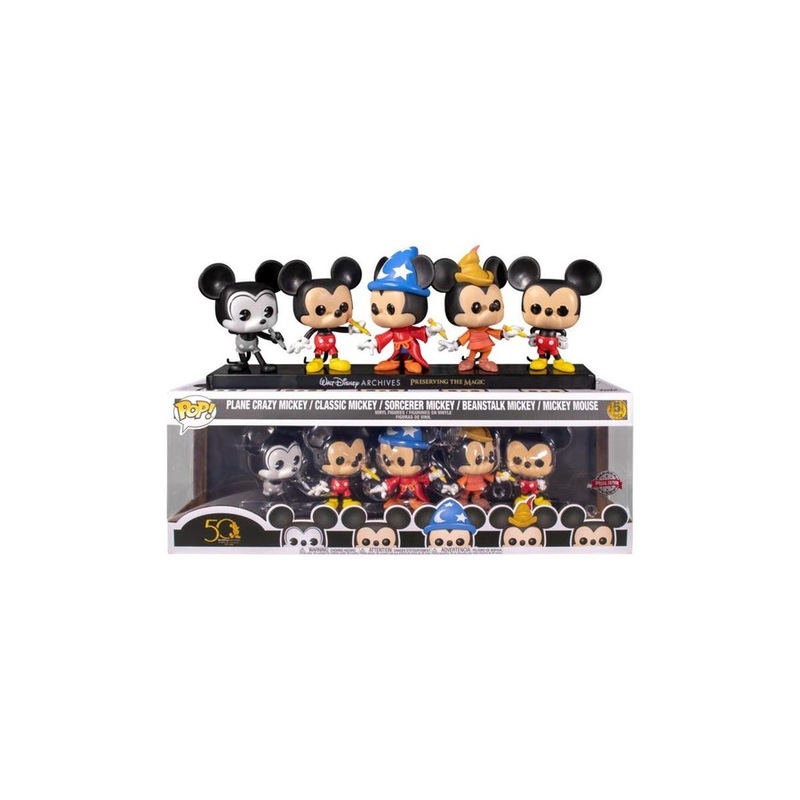 Buy Funko Pop Disney 50th Anniversary Mickey Mouse 5 Pack - Mydeal